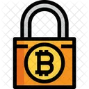 Bitcoin Security Bitcoin Lock Secure Bitcoin Icon