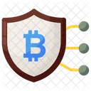 Bitcoin Security Bitcoin Protection Cryptocurrency Security Icon