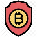 Bitcoin Security Bitcoin Protect Icon