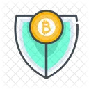 Bitcoin Security Security Money Icon
