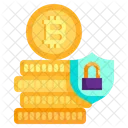Bitcoin Security Bitcoin Cryptocurrency Icon