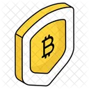 Bitcoin Security Bitcoin Protection Secure Bitcoin Icon
