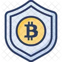 Bitcoin Security Safety Icon