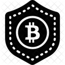 Bitcoin Security Safety Icon