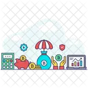 Bitcoin Security Bitcoin Protection Bitcoin Safety Icon