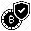 Bitcoin Security Protection Icon