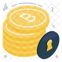 Bitcoin Security Bitcoin Protection Bitcoin Safety Icon