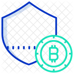 Bitcoin Security Shield  Icon