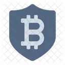 Seguranca Escudo Bitcoin Ícone