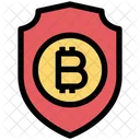 Seguranca Bitcoin Bitcoin Proteger Ícone