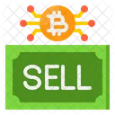 Bitcoin Sell  Icon
