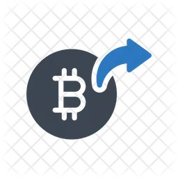 Bitcoin Send  Icon