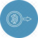 Bitcoin send  Icon