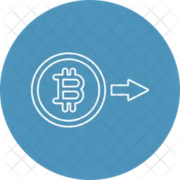 Bitcoin send  Icon
