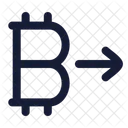 Bitcoin Send  Icon