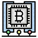 Bitcoin Server Database Cyptocurrency Icon