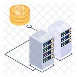 Bitcoin Servers  Icon