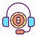 Service Bitcoin Service Bitcoin Support Icon