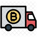 Bitcoin Service Bitcoin Car Icon