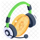 Bitcoin Service Bitcoin Helpline Customer Support Icon
