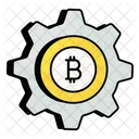 Paramètre Bitcoin  Icône