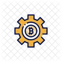 Bitcoin Setting Setting Configuration Icon