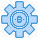 Management Money Bitcoin Cryptocurrency Bitcoin Setting Bitcoin Management Icon