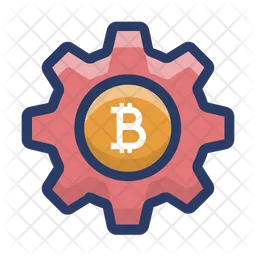 Bitcoin Setting  Icon