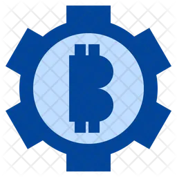 Bitcoin Setting  Icon