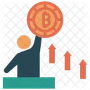 Bitcoin Setting System Gear Icon