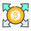 Bitcoin share  Icon