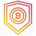 Shield Protect Bitcoin Icon