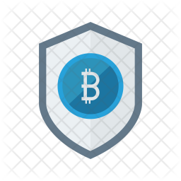 Bitcoin shield Icon