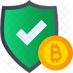 Bitcoin Shield  Icon