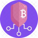 Bitcoin Shield  Icon