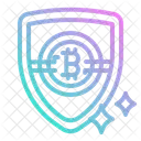 Shield Protection Cryptocurrency Token Currency Icon