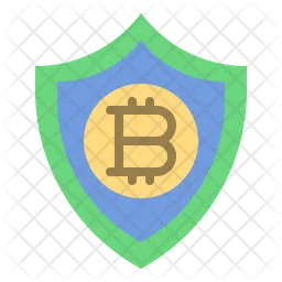 Bitcoin Shield  Icon