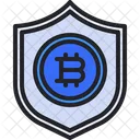 Bitcoin Shield Bitcoin Shield Icon