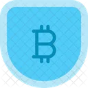 Bitcoin Shield Bitcoin Crypto Icon