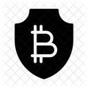 Bitcoin Shield Security Icon