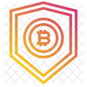 Shield Protect Bitcoin Icon