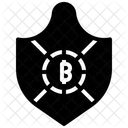 Bitcoin Shield  Icon