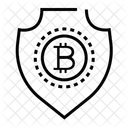 Bitcoin Shield  Icon
