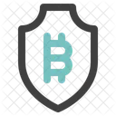 Bitcoin Shield  Icon