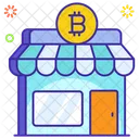 Bitcoin Store Bitcoin Shop Bitcoin Market Icon