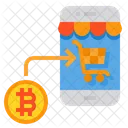 Bitcoin Shopping  Icon