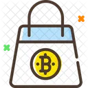 Shopping Bitcoin Shopping Bag Shopping Bag Icon