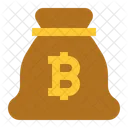 Bitcoin Shopping Bag  Icon