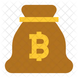 Bitcoin Shopping Bag  Icon