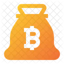 Bitcoin Shopping Bag Bitcoin Bag Icon